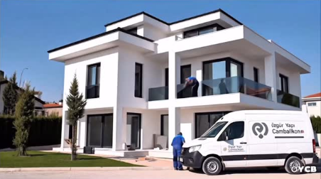 Modern Villa Cam Balkon Uygulaması